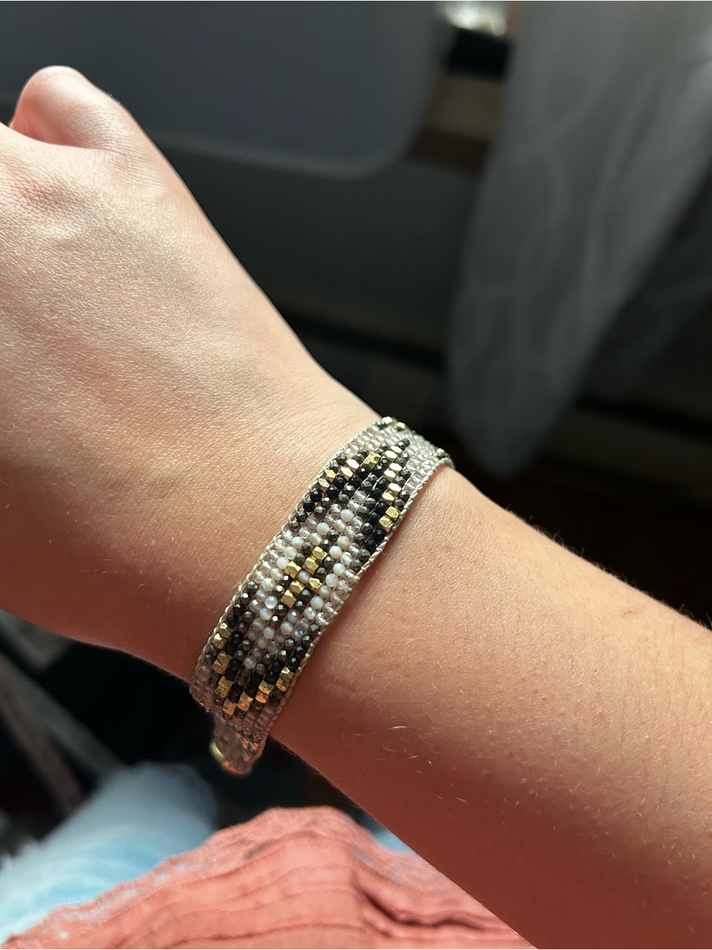 Kendra Scott Beaded Metallic and Pearl Multi-Row Bracelet
